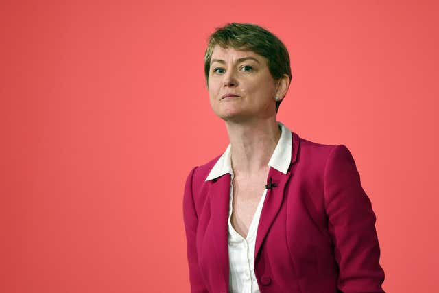 Yvette Cooper has written to the Home Secretary asking for an independent review (Joe Giddens/PA)