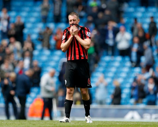 QPR's relegation to the Championship was confirmed after a demoralising 6-0 defeat at Manchester City (Lynne Cameron/PA)