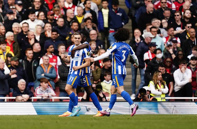Arsenal v Brighton and Hove Albion – Premier League – Emirates Stadium