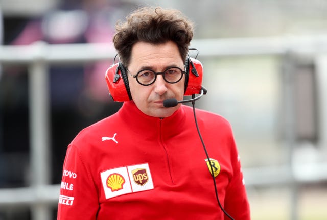 Mattia Binotto is Ferrari's team principal 