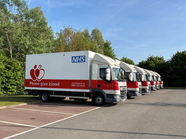 Blood donor vans