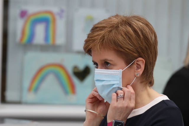 First Minister Nicola Sturgeon