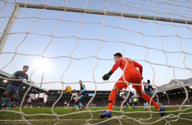 Fernando Llorente (centre) won praise from his manager, despite his own goal (Adam Davy/PA).