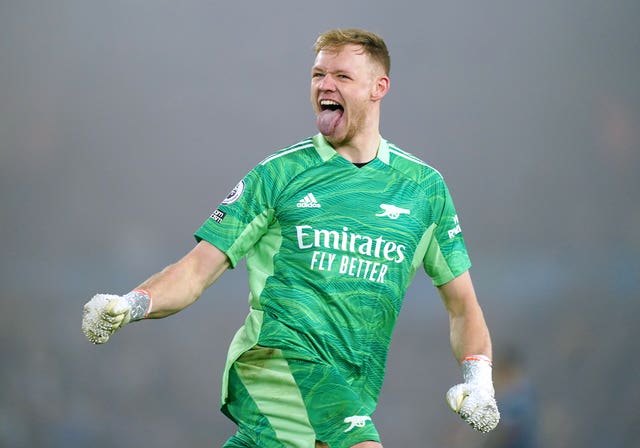 Aaron Ramsdale enjoys showing his emotions during games.