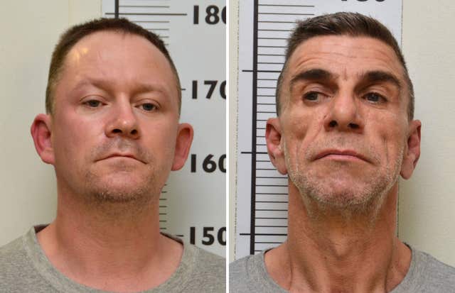 Stephen Unwin and William McFall will find out if they will ever be released from jail (Northumbria Police/PA)