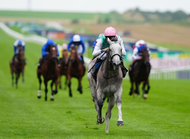 Field Of Gold stretches clear of his rivals at Newmarket