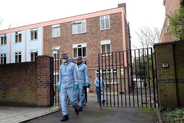 Police activity outside a property on Leigham Court Road, Streatham