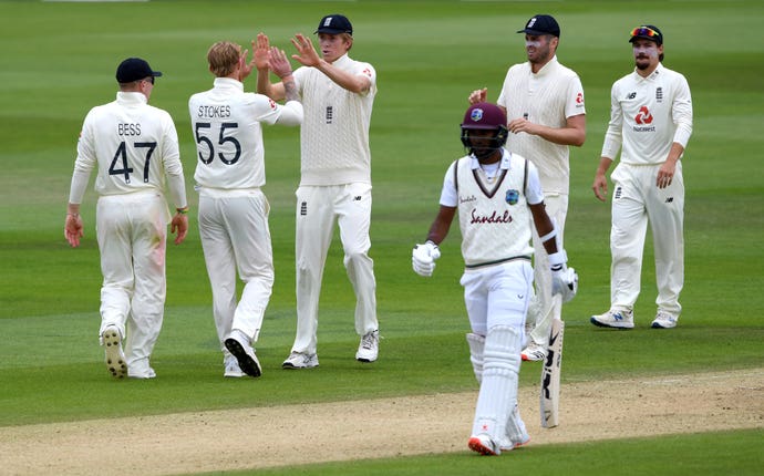Stokes dismissed Brathwaite
