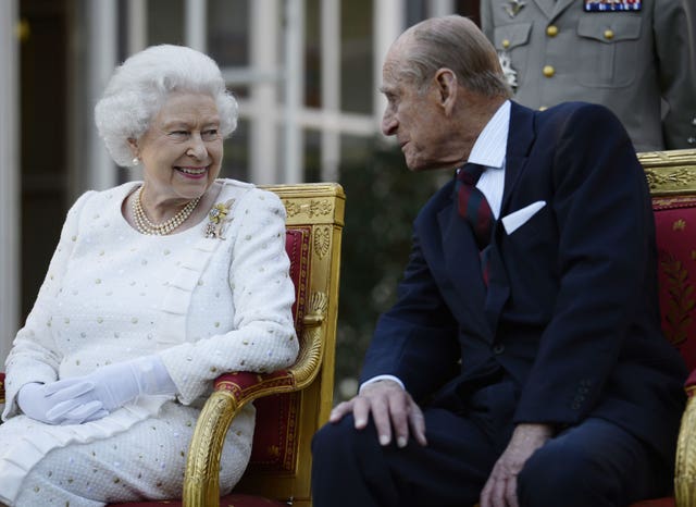 The Queen and Duke of Edinburgh