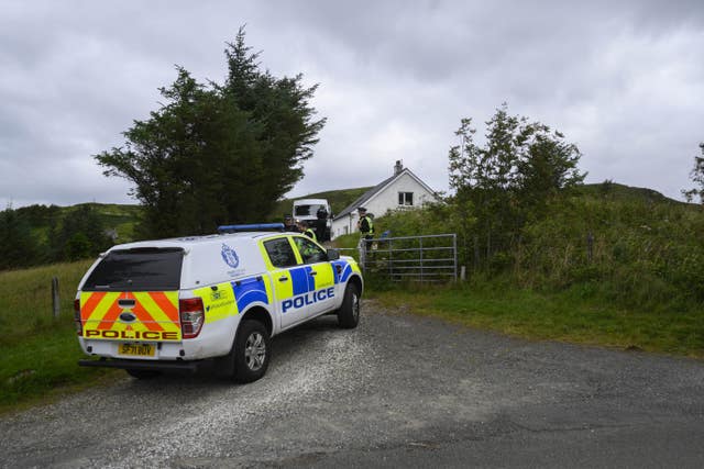 Police at incident scene