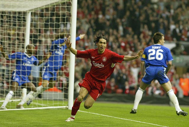 Luis Garcia scored a controversial goal on Liverpool's route to European glory