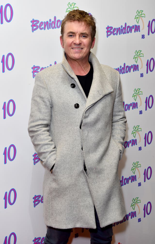 Shane Richie on the red carpet