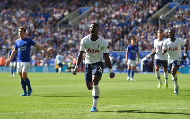 Serge Aurier's celebrations at Leicester were cut short