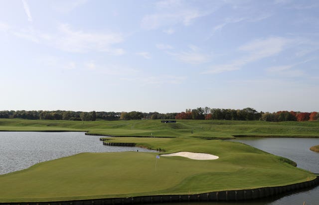 Le Golf National's 18th green.