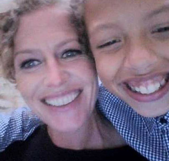 Noah Donohoe and his mother