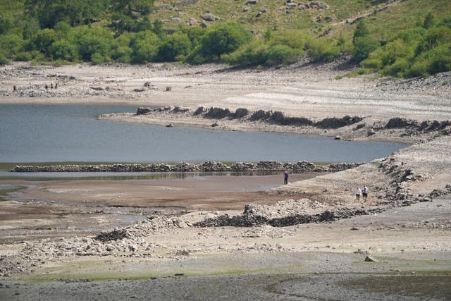 Haweswater reservoir in the valley of Mardale, Cumbria