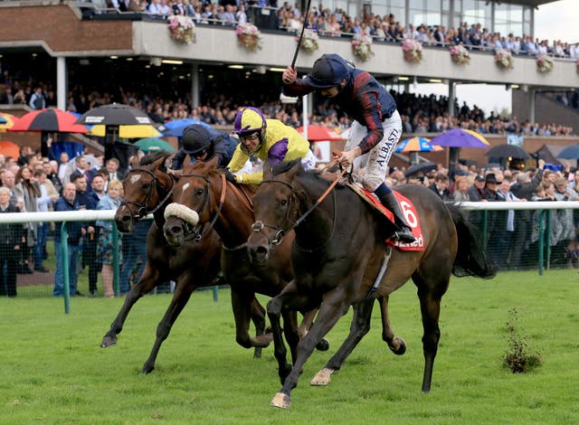 The Tin Man (right) gained a deserved victory in the Sprint Cup at Haydock