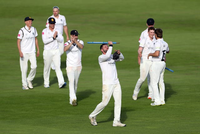 Warwickshire were crowned county champions for the eighth time
