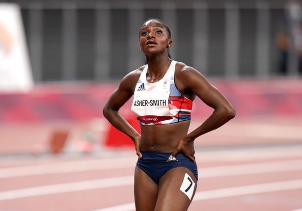 Asher-Smith after failing to reach the 100m final in Tokyo (Mike Egerton/PA).
