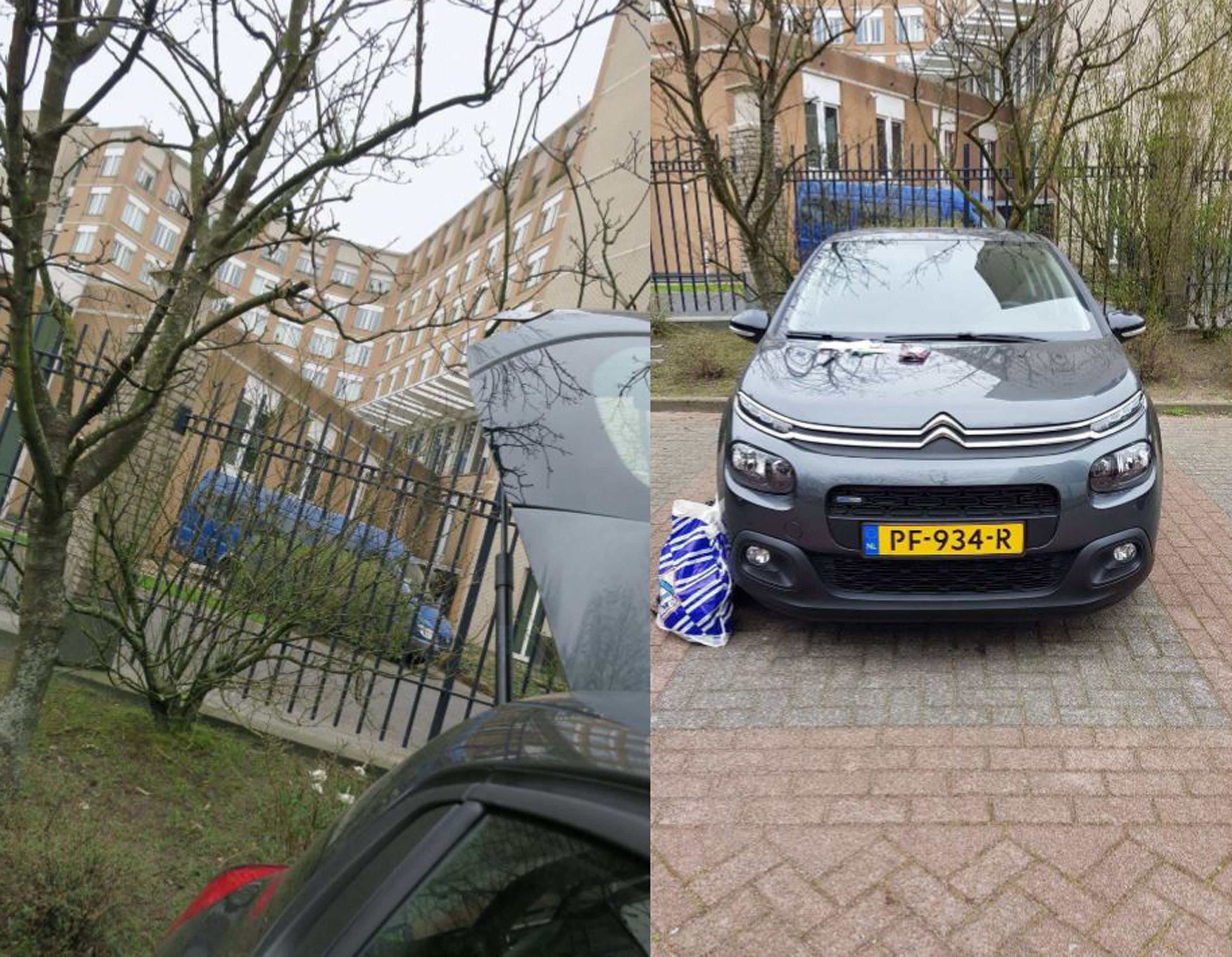 The hire car used by the GRU team