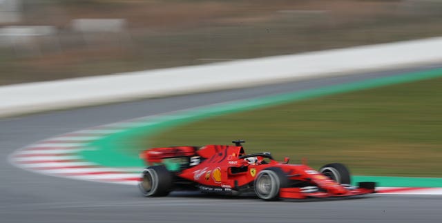 Sebastian Vettel was the fastest out of the blocks on Monday