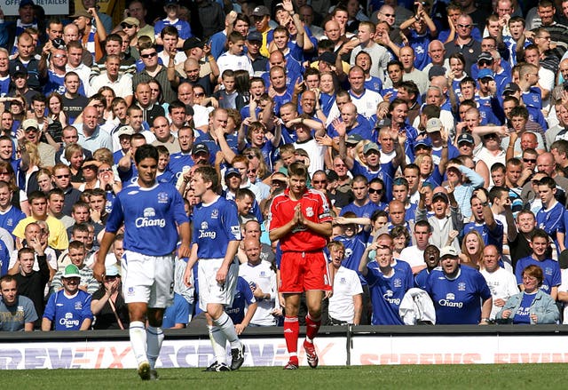 Steven Gerrard loved the Goodison Park atmosphere