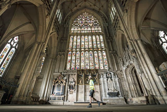 Work is being completed in the decade-long project (Danny Lawson/PA)