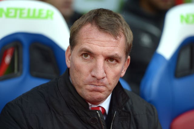 Liverpool manager Brendan Rodgers prior to the Premier League match at Crystal Palace in November 2014