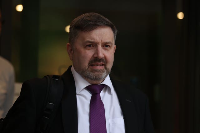 Health Minister Robin Swann