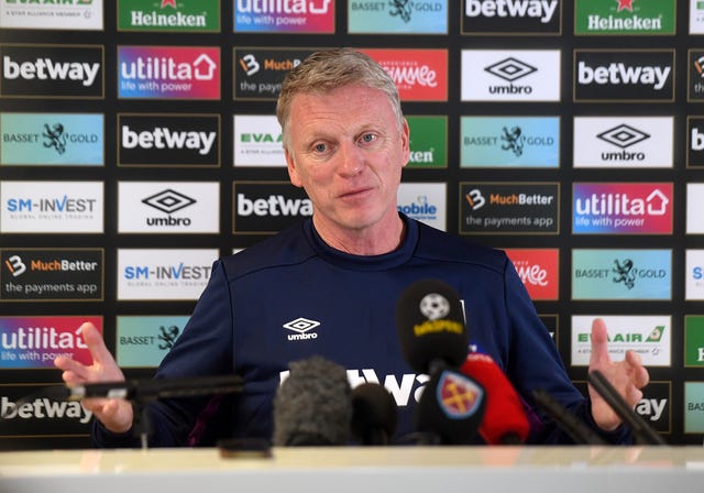 New West Ham manager David Moyes faces the press