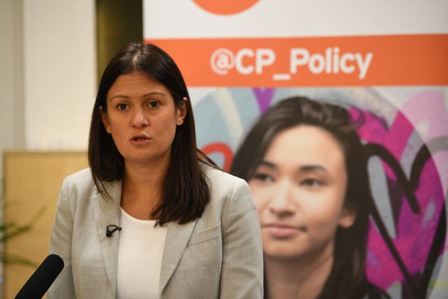 Labour leadership candidate Lisa Nandy gives a speech on the welfare state at the the homeless charity Centrepoint in central London