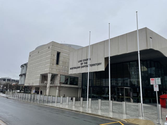 A view of the Law Courts of the Australian Capital Territory complex, in Canberra, Australia
