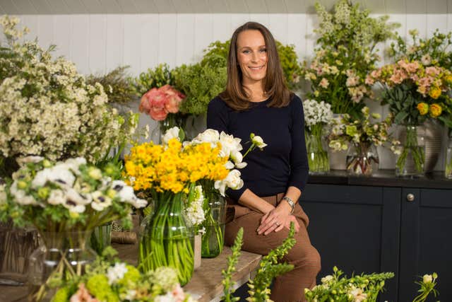 Royal wedding florist Philippa Craddock (Dominic Lipinksi/PA) 