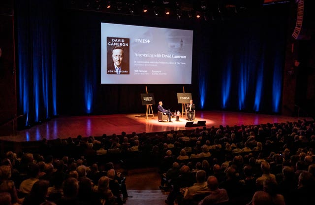 David Cameron event