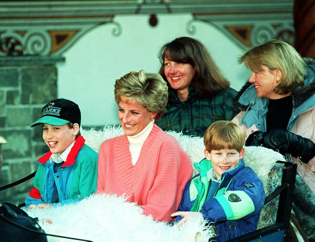 William, Diana and Harry