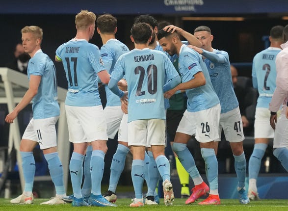 City secured a memorable victory in the first leg last week