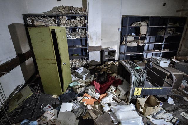 Royal Mail sorting office demolition