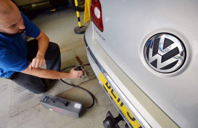 A VW car
