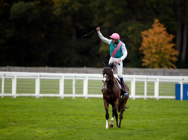 James Doyle celebrates with Noble Mission