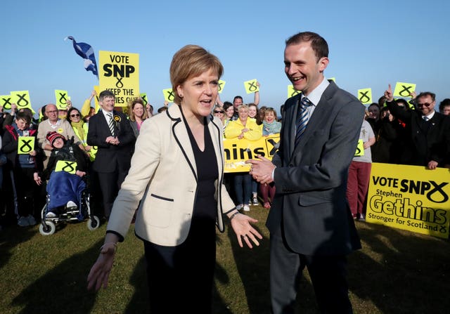 Stephen Gethins during General Election 2017