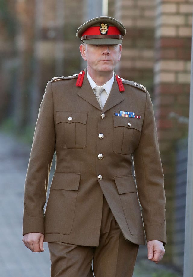 Brigadier Chris Coles (PA)