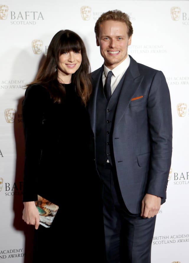 Caitriona Balfe and Sam Heughan