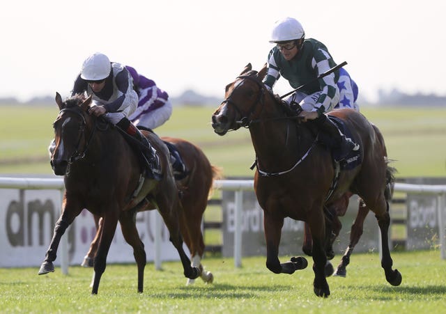Magical Lagoon (right) holds an Oaks entry