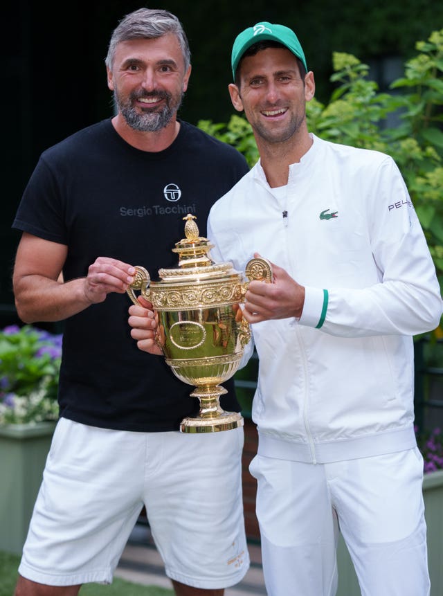 Goran Ivanisevic praised Novak Djokovic as