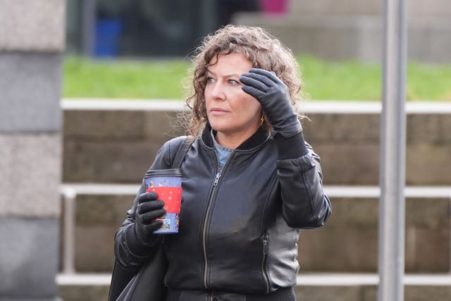 Fiona Donohoe arriving at court