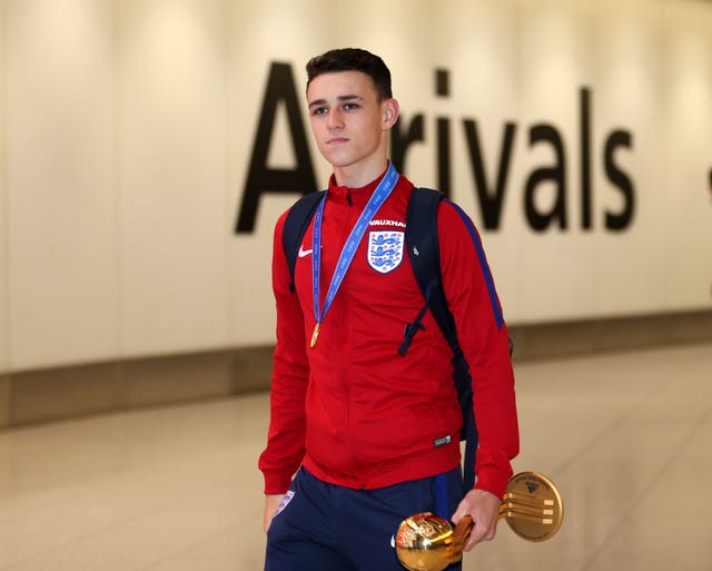 There are high hopes for Manchester City midfielder Phil Foden (Steven Paston/PA)