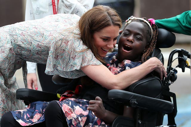 Kate hugs Faith Olukoya