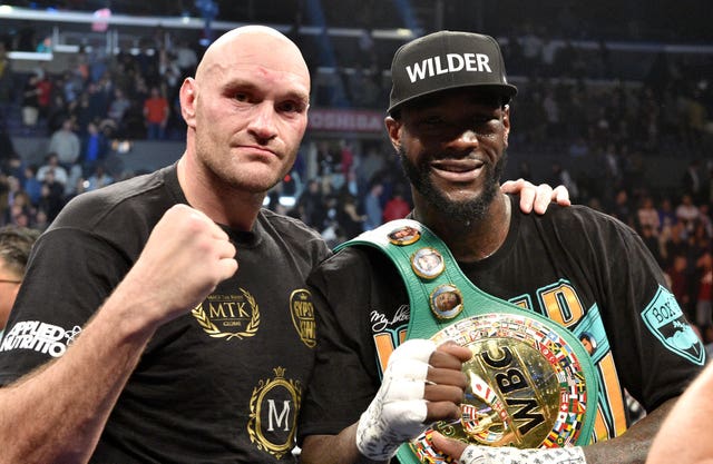 December's fight between Tyson Fury and Deontay Wilder finished in a draw