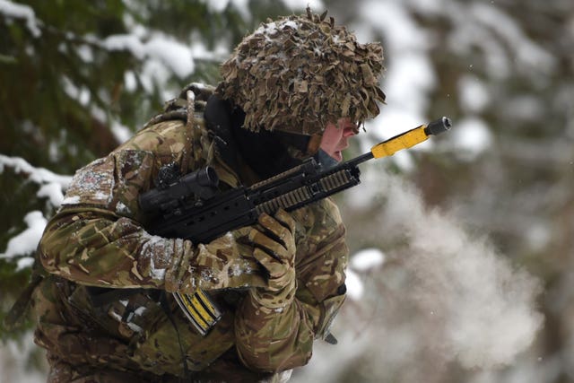 British troops in Estonia