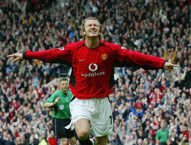 David Beckham was a key player for United